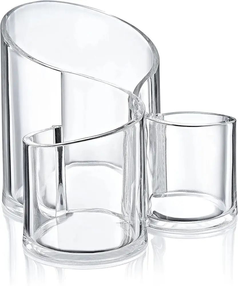 Clear Acrylic Makeup Organizer Tray Cosmetic Display Case Storag Box - Oshi.pk - Buy & Sell Online