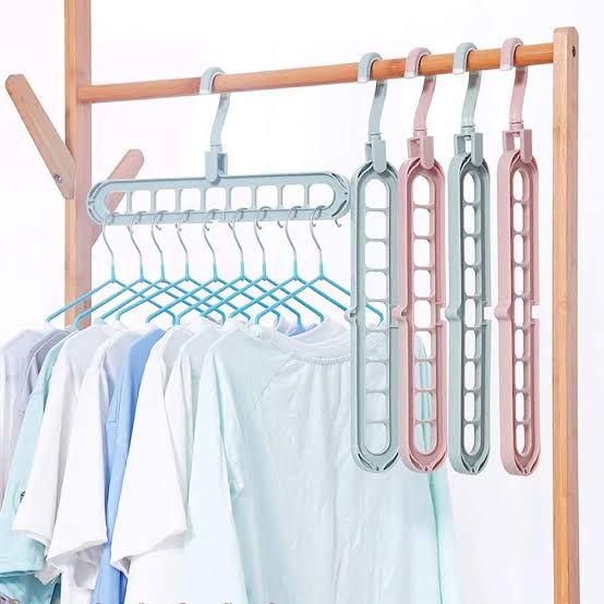 Pack Of 4 - 9 Hole Multi-Function Rotatable Hanger - Oshi.pk - Buy & Sell Online