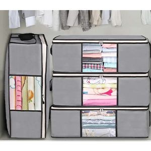 Clothing Storage Bag Organizer ( Pack Of 3 ) - Oshi.pk - Buy & Sell Online