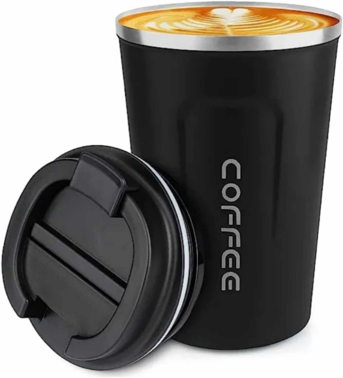 Coffee Mug Vacuum Tumbler Thermos Heat Preservation Stainless Steel 510ML Travel Portable Mug Coffee Milk Cup Vacuum Flasks Thermo Cup Travel Mug - Oshi.pk - Buy & Sell Online