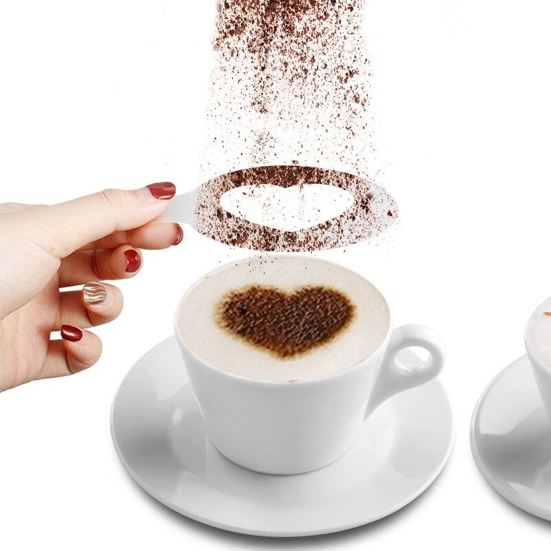 Coffee Stencil Template 16 pcs / Pack Different Design Filter Coffee Maker - Oshi.pk - Buy & Sell Online