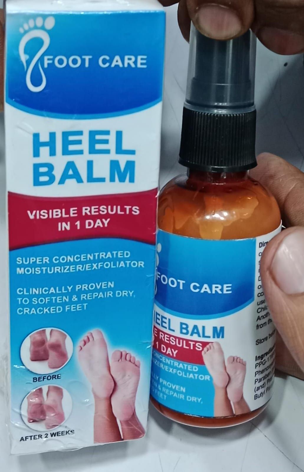 Crack Heel Foot Peelng Spray Callus Dead Skin Remover Heel Dry Cracked Blister Repairing Pedicure Exfoliating Nourishing Foot Care 30ml - Oshi.pk - Buy & Sell Online