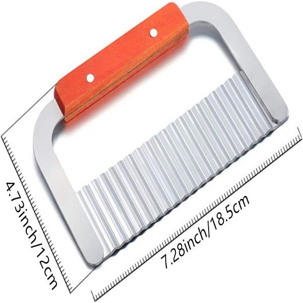 Crinkle Potato Cutter Wavy Chopper Knife Stainless Steel Blade - Oshi.pk - Buy & Sell Online