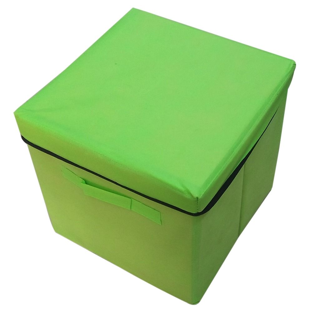 Cube Toys Clothes Storage Basket with Lid Square Bins Cloth Organizer Storage Baskets - Oshi.pk - Buy & Sell Online