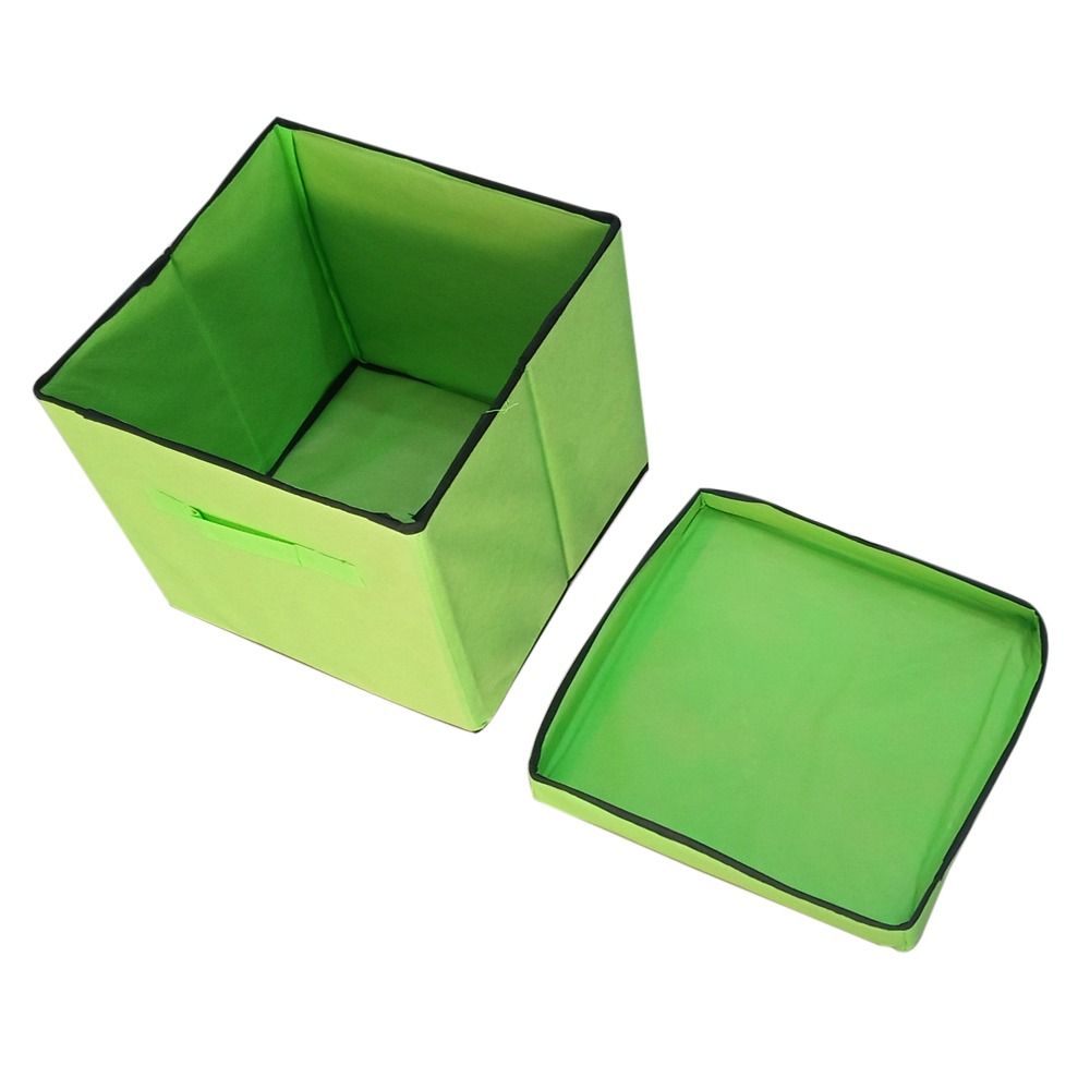 Cube Toys Clothes Storage Basket with Lid Square Bins Cloth Organizer Storage Baskets - Oshi.pk - Buy & Sell Online