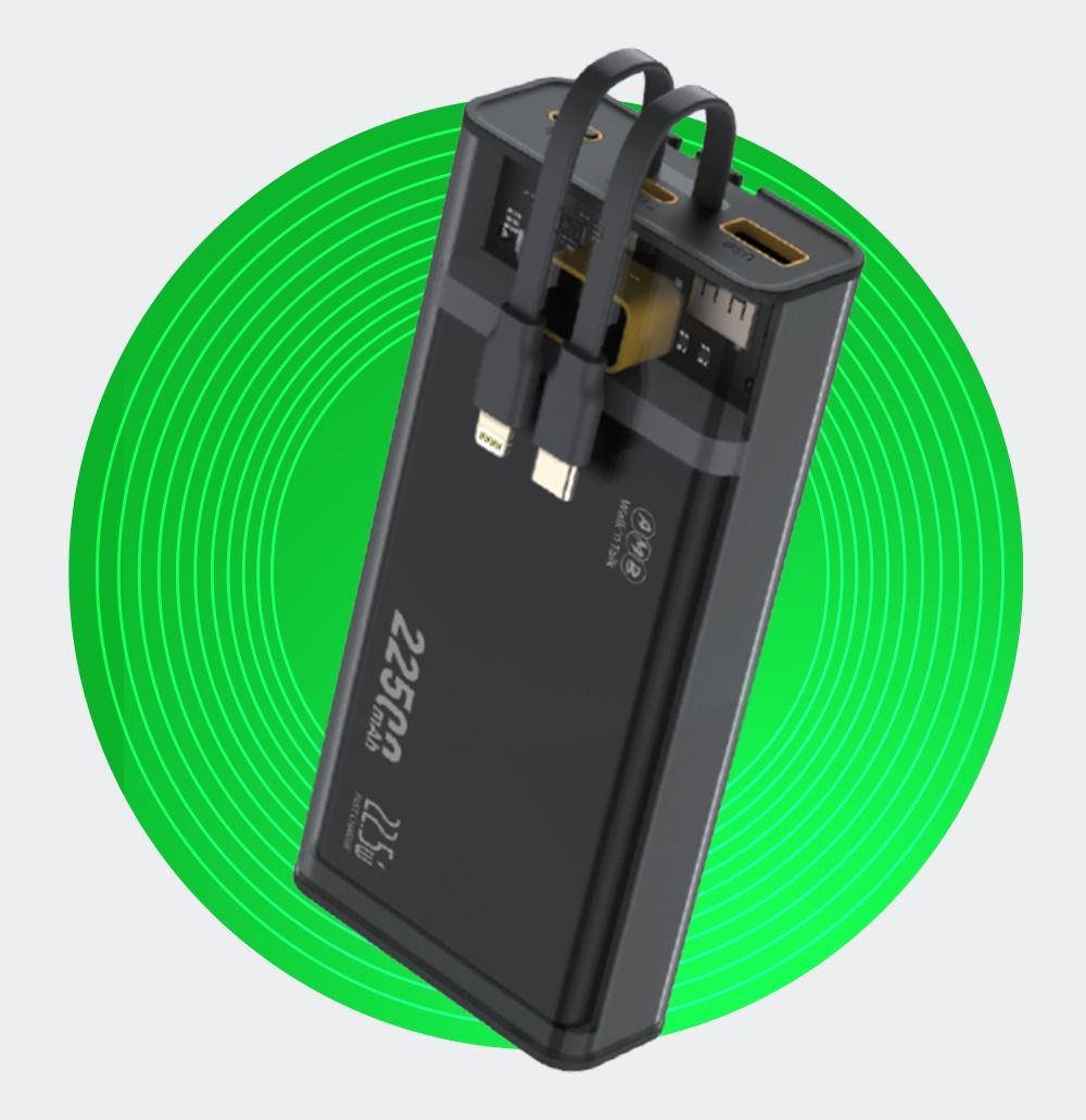 AMB Power Bank 22500mAh PD-166 (PD Fast Charge): High-Capacity Fast Charging Solution - Oshi.pk - Buy & Sell Online