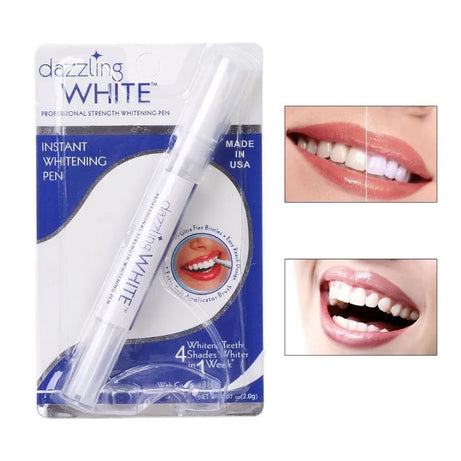 Dazzling White Teeth Whitening Pen Easy To Use Instant Tooth Bleaching Whiter Dental Lab Gel Cleaning Remove Stain Oral Hygiene - Oshi.pk - Buy & Sell Online