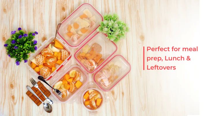 (Deal 3) PACK OF 6 FOOD CONTAINERS (total 4.17L) - Oshi.pk - Buy & Sell Online
