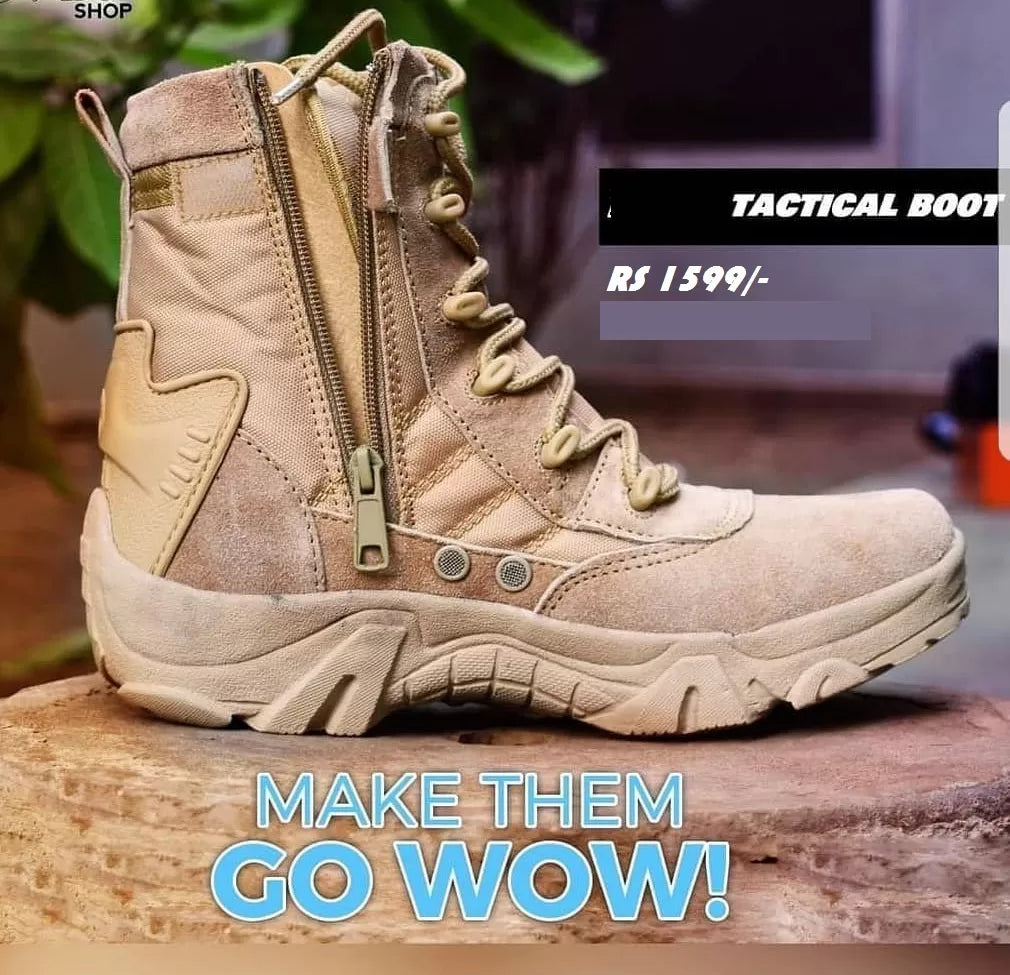 Delta Quality Hiking Duty Boots Side Zip For Men - Oshi.pk - Buy & Sell Online
