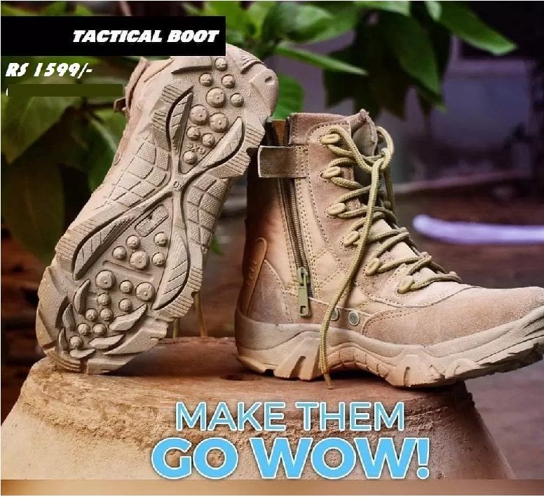 Delta Quality Hiking Duty Boots Side Zip For Men - Oshi.pk - Buy & Sell Online