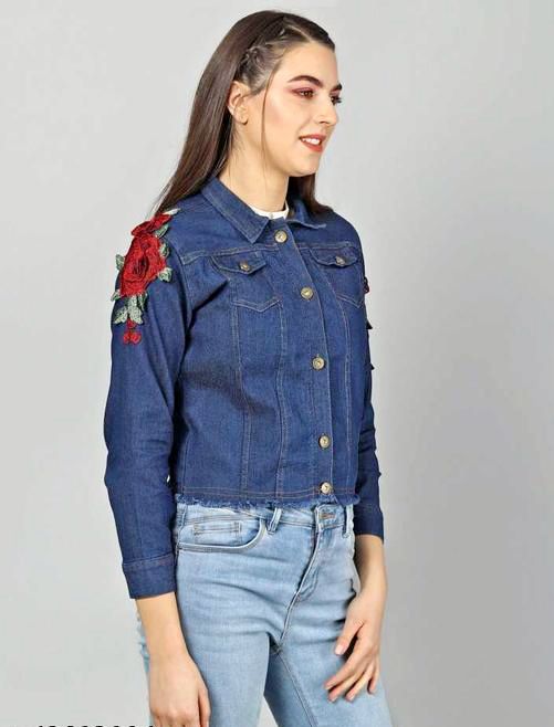 Denim Winter Warm Jacket for Women/Girls - Oshi.pk - Buy & Sell Online