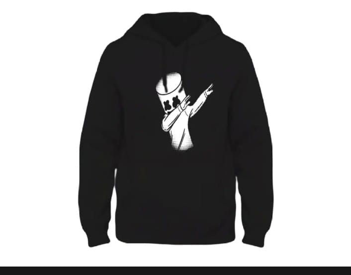 Deve Mashmallow Printed Fleece Pull Over Hoodies - Oshi.pk - Buy & Sell Online