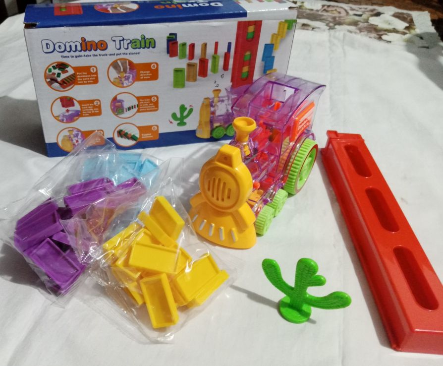 Domino Train- Mechanical Auto arrange tiles - Oshi.pk - Buy & Sell Online