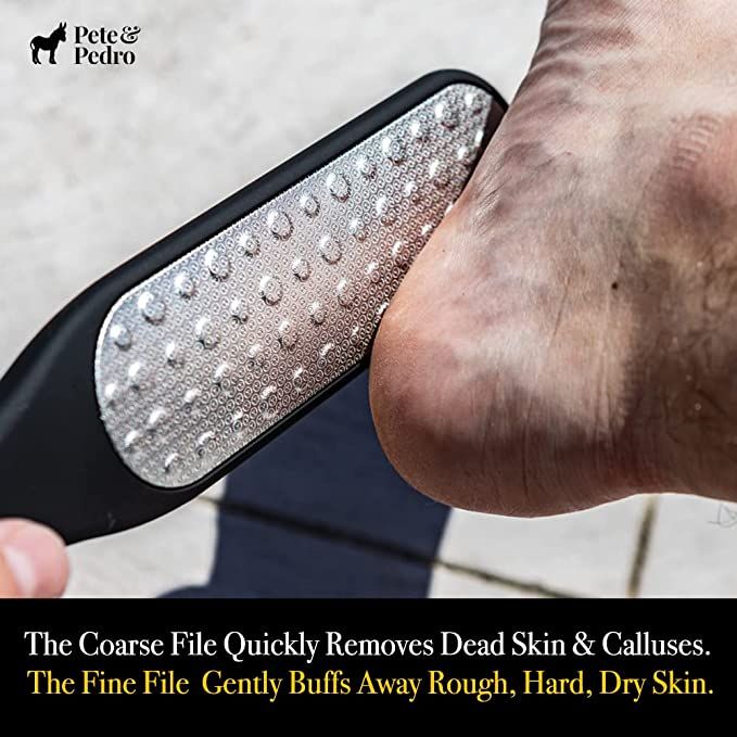 Double Sided Foot File Dead Skin Callus Remover Stainless Steel Pedicure Foot Rasp File Cuticle Fle for Legs Care Feet Footholds - Oshi.pk - Buy & Sell Online