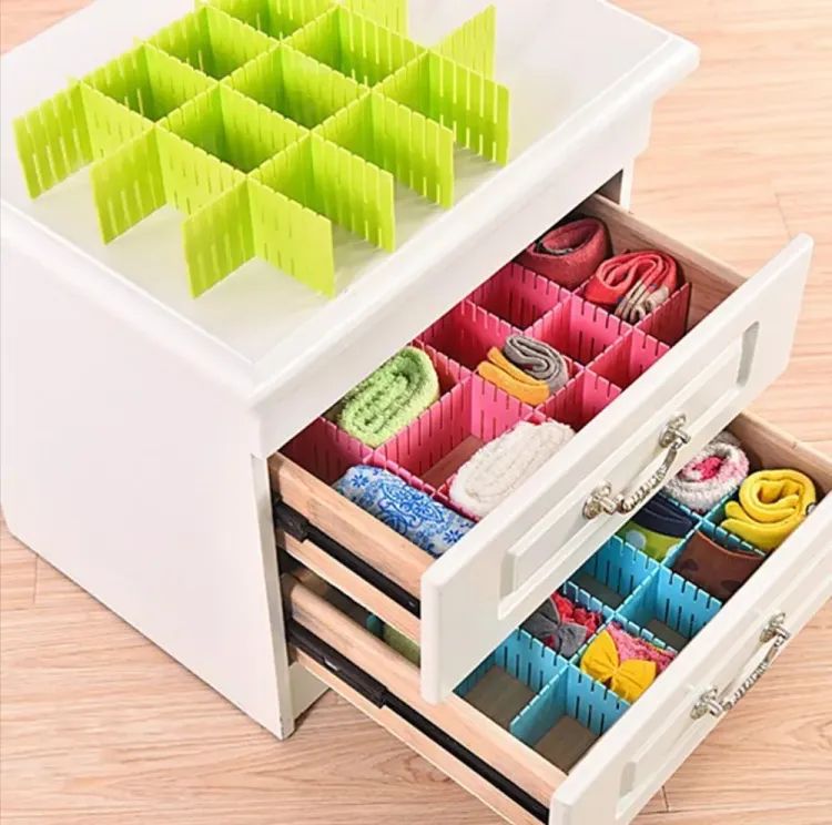 Drawer Organizer Partition 4 Pcs Seprator - Oshi.pk - Buy & Sell Online