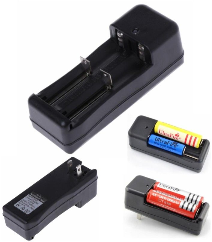 Dual Battery Cell Charger Universal Rechargeable 18650 16340 26650 3.7V Li-ion US - Oshi.pk - Buy & Sell Online