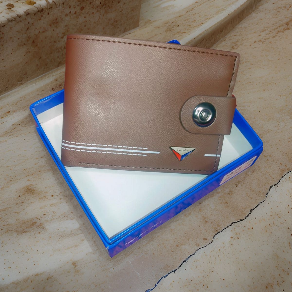 Dunbollu Men’s PU Leather Trifold Card Holder Retro Wallet’s - Oshi.pk - Buy & Sell Online
