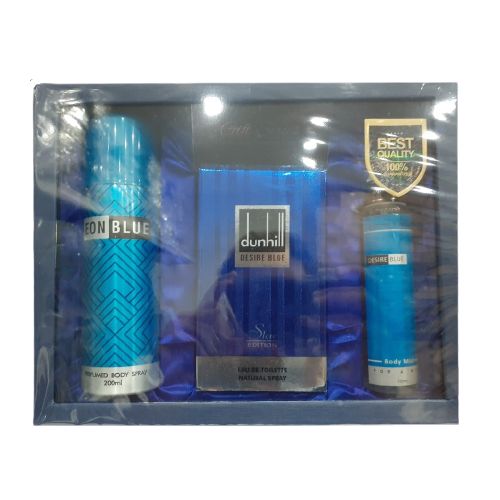 DUNHILL DESIRE BLUE GIFT SET 3X1 FOR MEN - Oshi.pk - Buy & Sell Online