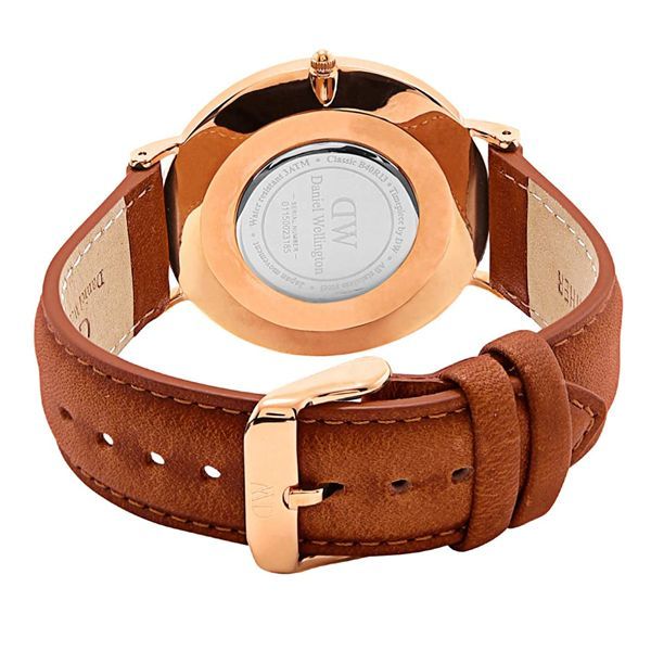 DW Leather Strap Men Wrist Watch Analog Brown Leather Luxury Wrist Watch Stainless Steel Smart Watch Leather Straps - Oshi.pk - Buy & Sell Online