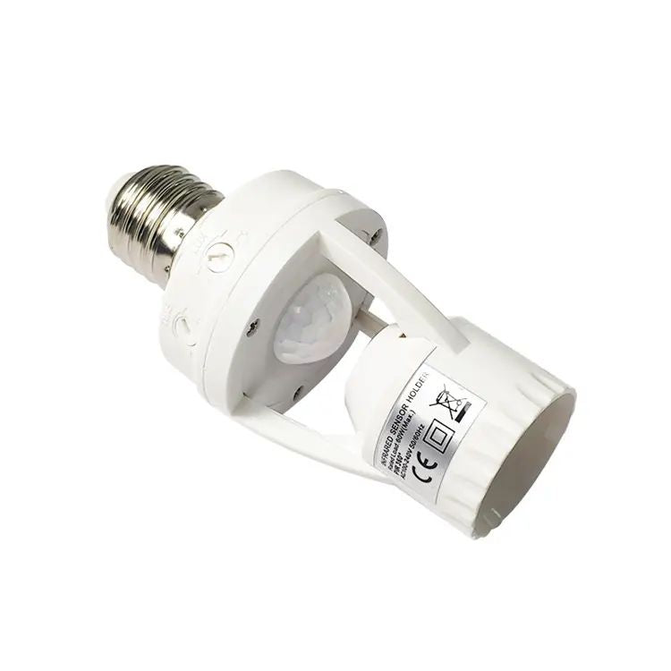 E27 Infrared Human Body Sensor Lamp Holder Led Bulb Lamp Holder Infrared Sensor Household Screw For Home Smart Life - Oshi.pk - Buy & Sell Online