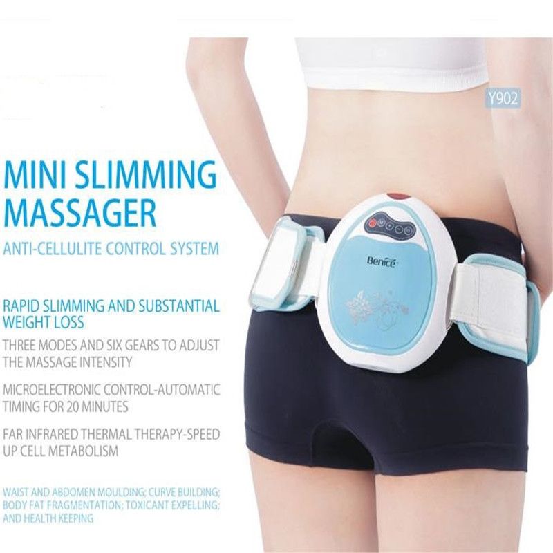 Electric Body Slimming Massage Belt Anti-cellulite Control System Waist Loss Weight Slimmer Home Vibration Fat Burning Device - Oshi.pk - Buy & Sell Online