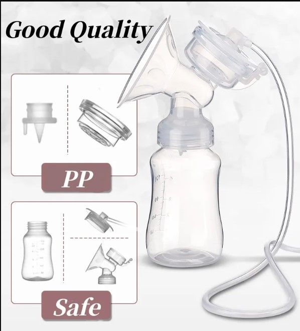 Electric Breast Pump Breast Feeding Pump Automatic Breastfeeding Pump with Baby Bottle Milk Extractor - Oshi.pk - Buy & Sell Online