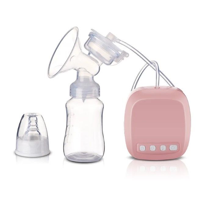 Electric Breast Pump Breast Feeding Pump Automatic Breastfeeding Pump with Baby Bottle Milk Extractor - Oshi.pk - Buy & Sell Online