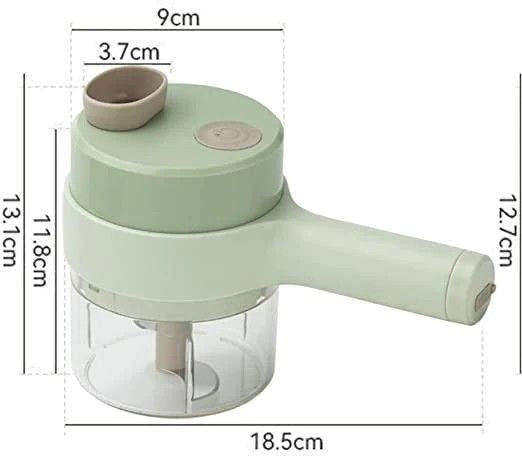 Electric Chopper Vegetable Cutter Set Food Chopper - Oshi.pk - Buy & Sell Online