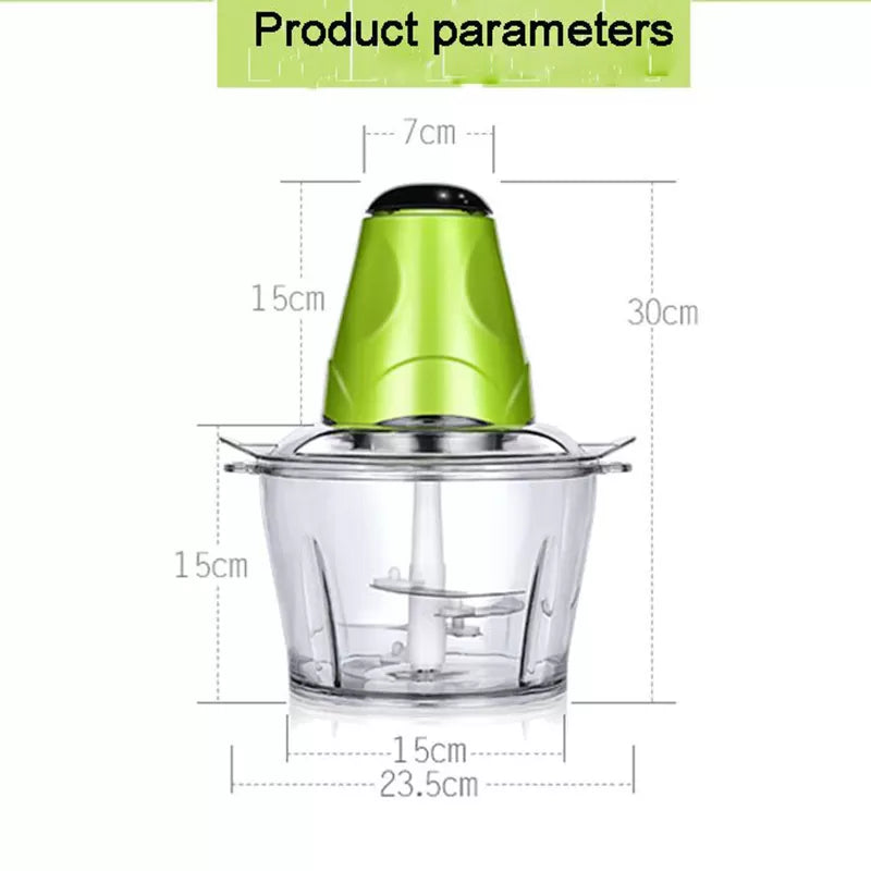 Electric Food Chopper Meat Grinder Household Kitchen Fast Processor Machine - Oshi.pk - Buy & Sell Online