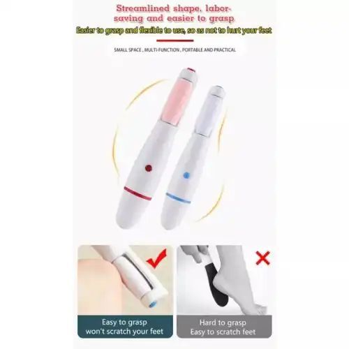 Electric Foot Skin Care Exfoliating Callus Remover Heel File Rasp Callus Remover Device Foot Grater Care Pedicure Gadget - Oshi.pk - Buy & Sell Online