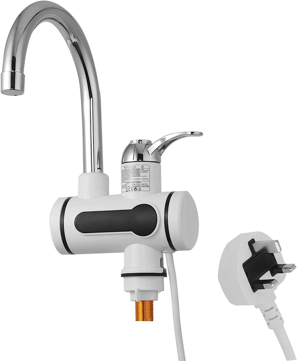 Electric Hot Water Faucet 360° Electric Heater Faucet Fast Heating Tap Water Heater with LED Digital Display for Bathroom Kitchen - Oshi.pk - Buy & Sell Online