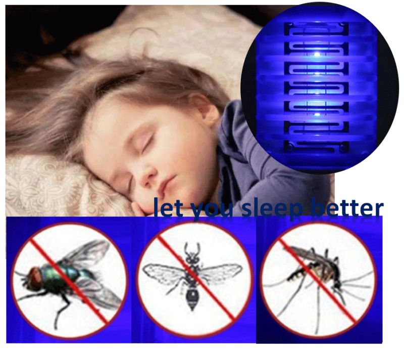 Electric Mosquito Killer Lamp Insect Bug Zapper Night Light LED Repellent Trap - Oshi.pk - Buy & Sell Online