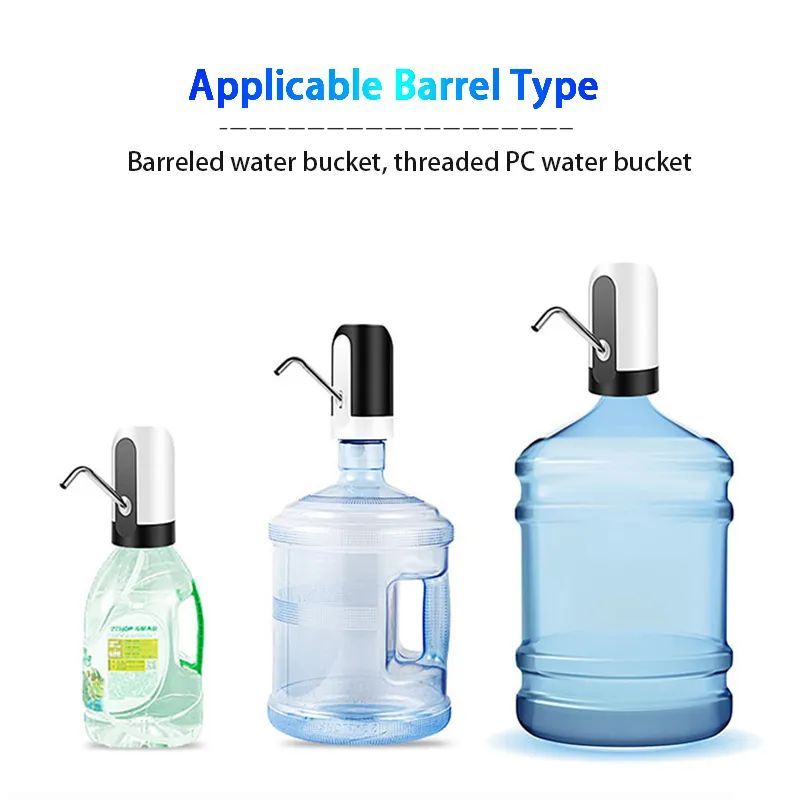 Electric Water Dispenser Pump Automatic Water Bottle Pump USB Charging Water Pump One Click Auto Switch Drink Pump Dispenser - Oshi.pk - Buy & Sell Online