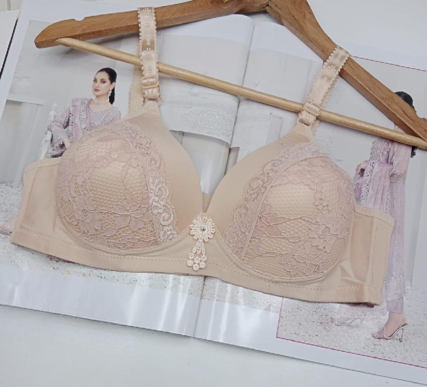 Embroidered Full Cup Wrinkle Free Padded Push Up Bra - Oshi.pk - Buy & Sell Online