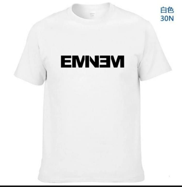 EMINEM Printed White T-Shirts Half Sleeves For Men N Boys - Oshi.pk - Buy & Sell Online