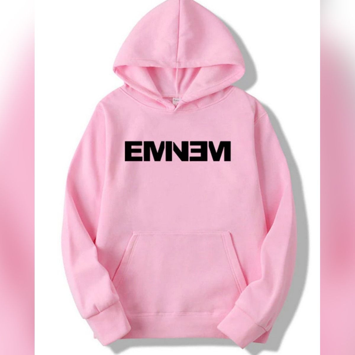 EMNEM Hoodies For Men & Boy Printed Kangaroo Pocket Drawstring Pullovers Clothing Long Sleeves Export Quality Winter Wear - Oshi.pk - Buy & Sell Online