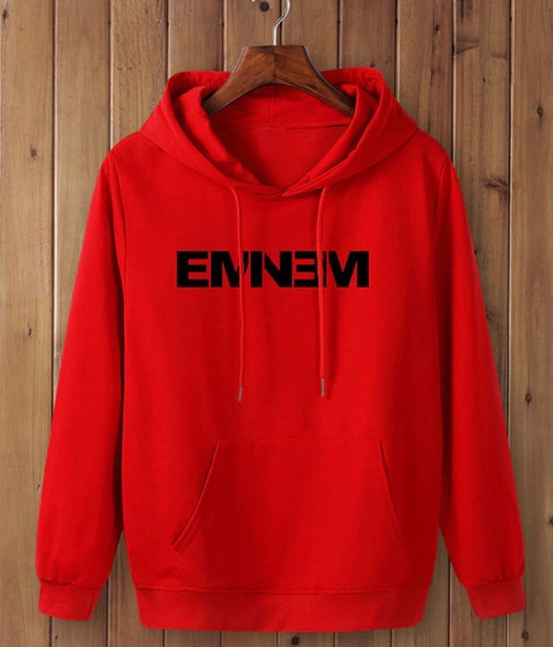 EMNEM Hoodies For Men & Boy Printed Kangaroo Pocket Drawstring Pullovers Clothing Long Sleeves Export Quality Winter Wear - Oshi.pk - Buy & Sell Online