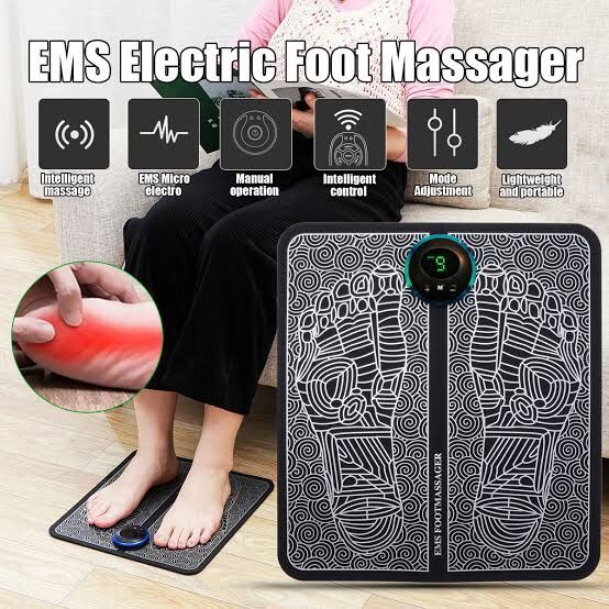 EMS Foot Massager Pad Improve Blood Circulation Relieve Ache Pain Health Care - Oshi.pk - Buy & Sell Online