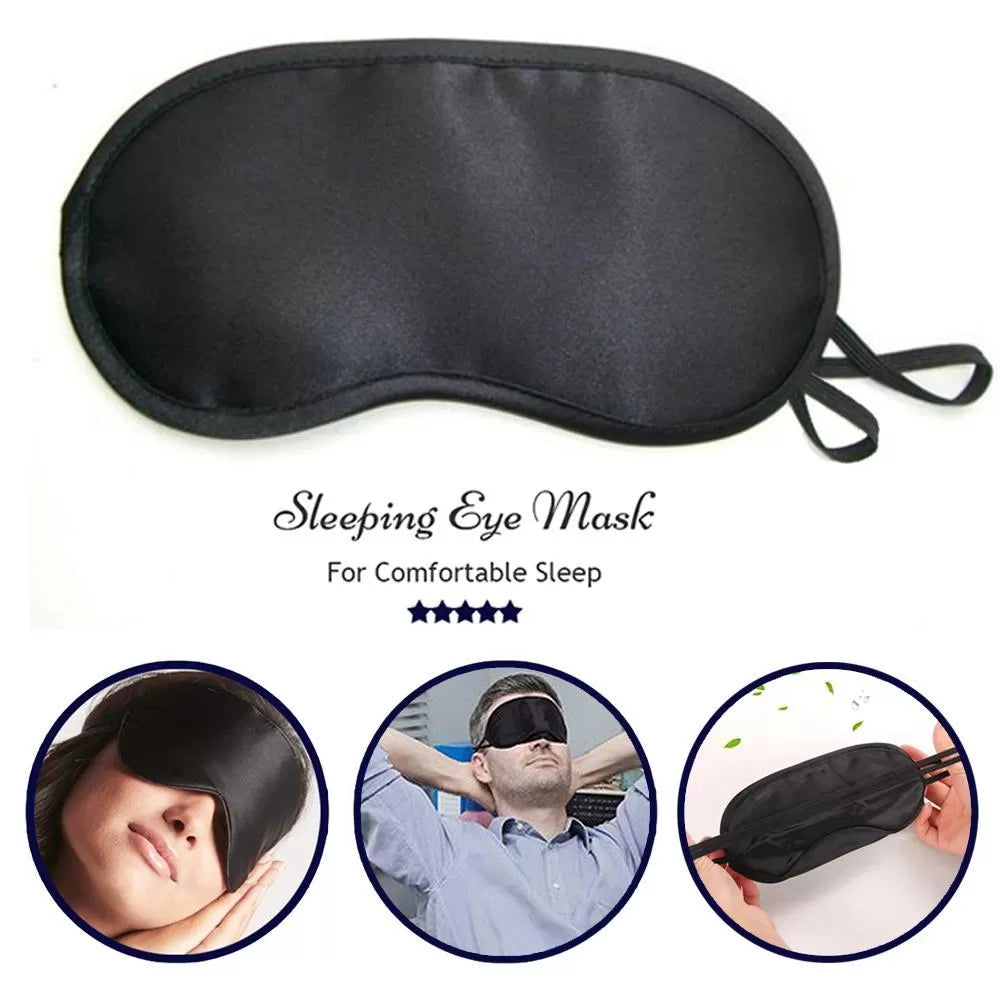 Eye Mask Shade Cover Sleeping Blindfold for Office Sleep Mask - Oshi.pk - Buy & Sell Online