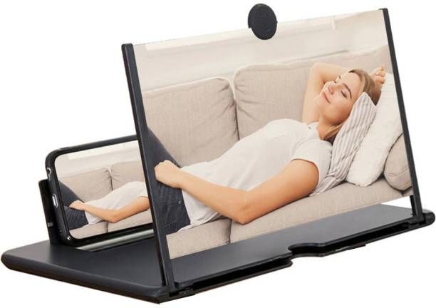 F3 3D Phone Screen Magnifier Folding Design HD Video Magnifying Glass Watch 3d Movies Smart Phone Bracket Holder, Projector, Magnifier - Oshi.pk - Buy & Sell Online