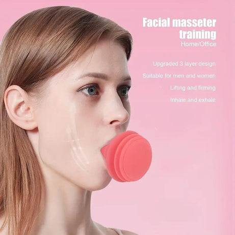 Face Exerciser, Jaw Face Neck Toning Exerciser For Women, Portable V Face Trainer Skin Lifting Masseter Training Tool Gift - Oshi.pk - Buy & Sell Online