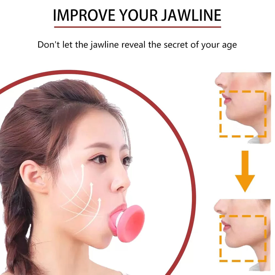 Face Slimming Tool Trainer Face Exerciser Jawline Shaper V Shape Face Lift Exercise Facial Workout Face Jaw Muscles Double Chine Reducer - Oshi.pk - Buy & Sell Online