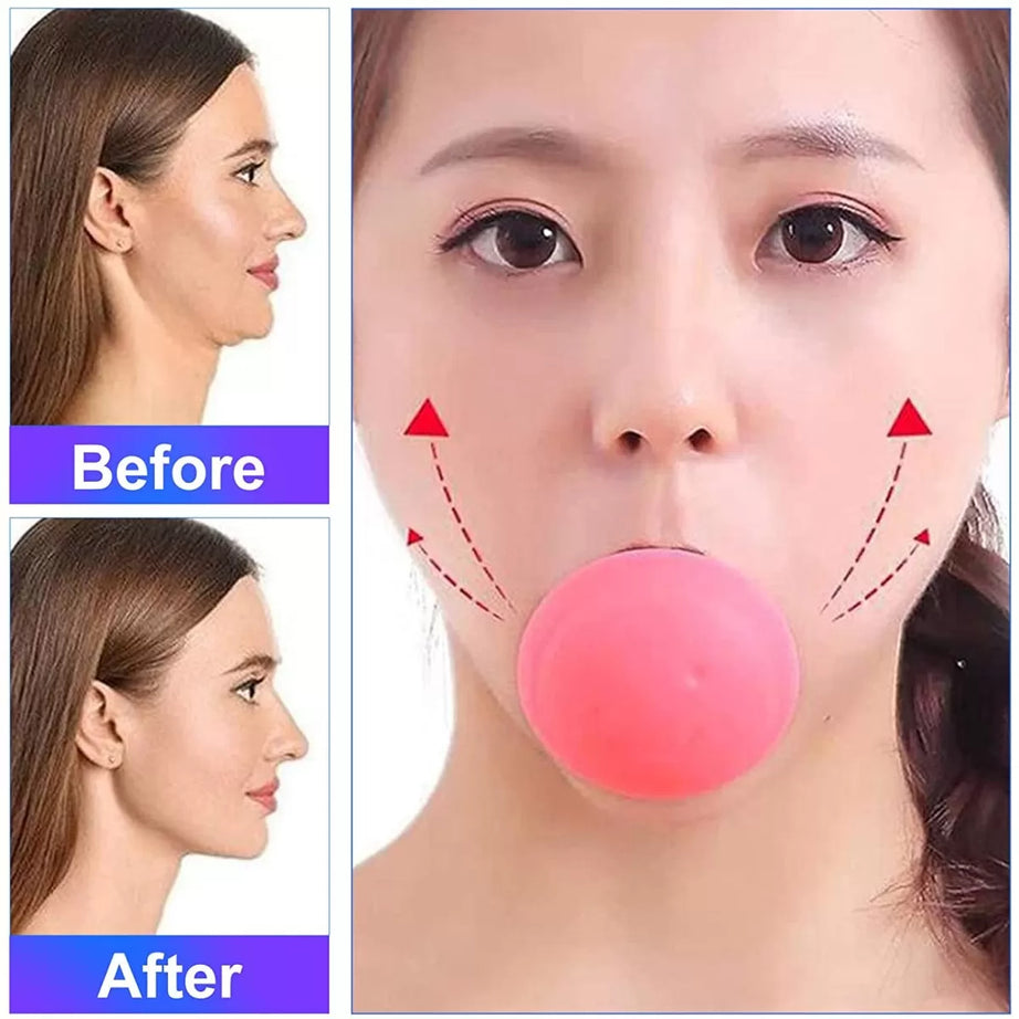 Face Slimming Tool Trainer Face Exerciser Jawline Shaper V Shape Face Lift Exercise Facial Workout Face Jaw Muscles Double Chine Reducer - Oshi.pk - Buy & Sell Online