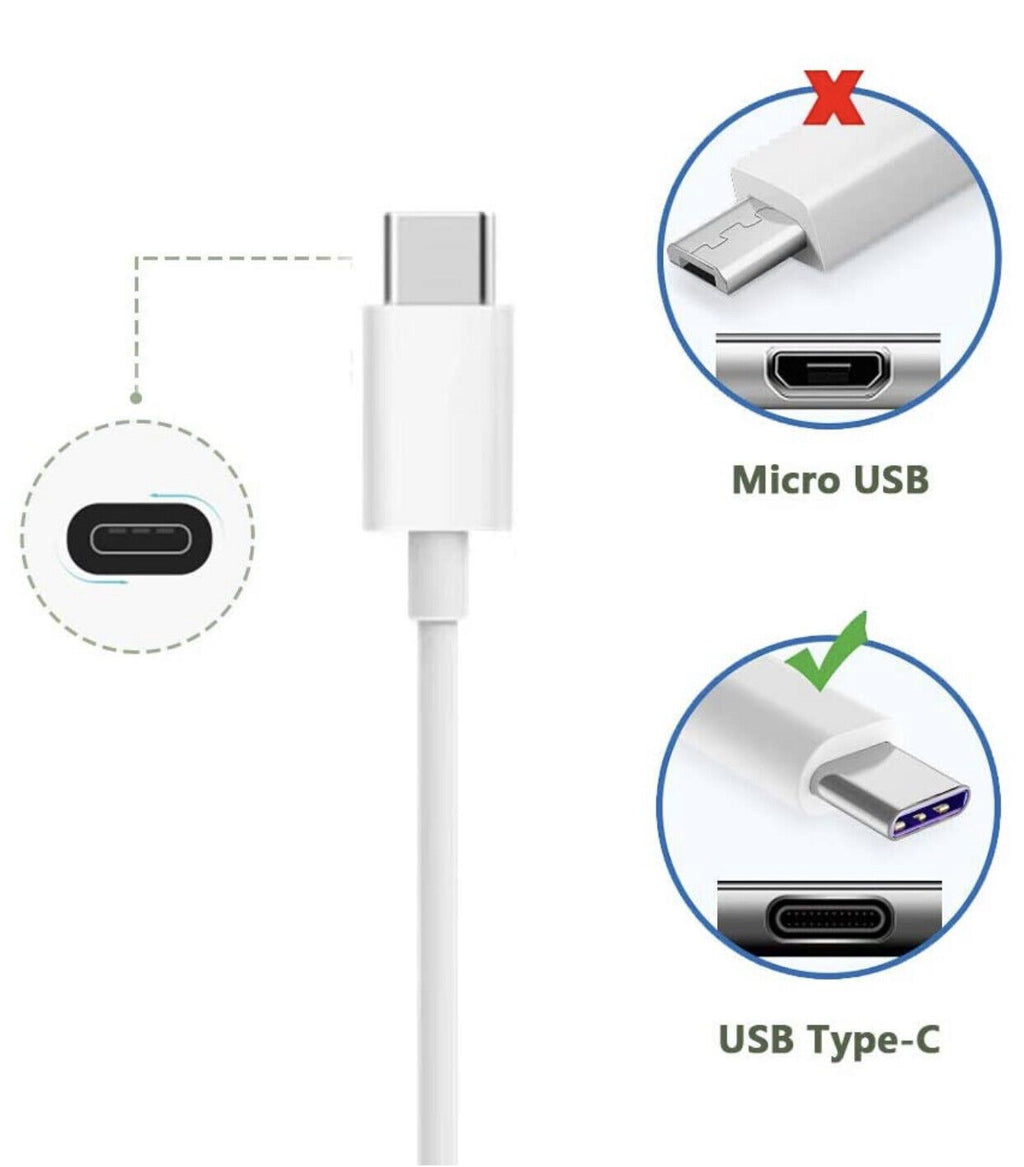 Fast Data Cable Type C for Charging and Data Transfer- White - Oshi.pk - Buy & Sell Online
