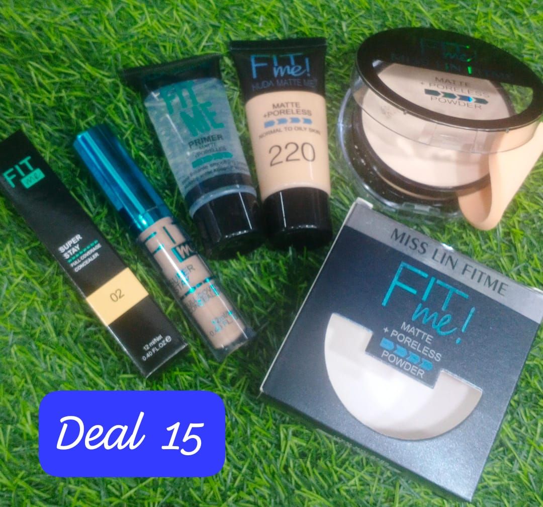FITME Makeup Deal 4 in 1 - Fitme Primer Gel, Fitme matte foundation, Fitme facepowder & Fitme concealer - Oshi.pk - Buy & Sell Online