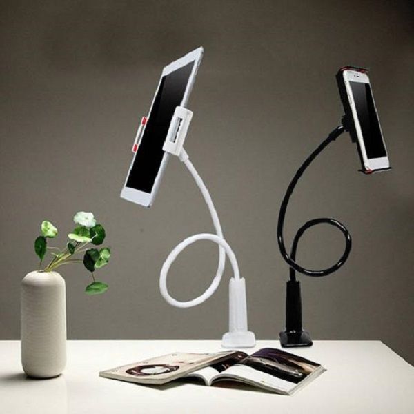 Flexible 360 Rotation Clip Mobile Cell Phone Holder Lazy Bed Desktop Bracket - Oshi.pk - Buy & Sell Online