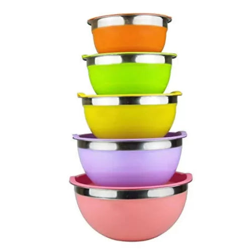 Food Container 5 Pcs Color Bottom - Oshi.pk - Buy & Sell Online