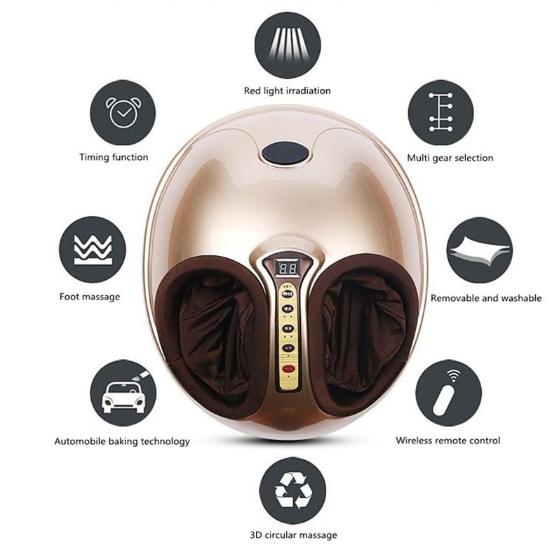 Foot Massager including Kneading Air Pressure Massage & Heating Therapy For For Health Care,Relaxation - Oshi.pk - Buy & Sell Online