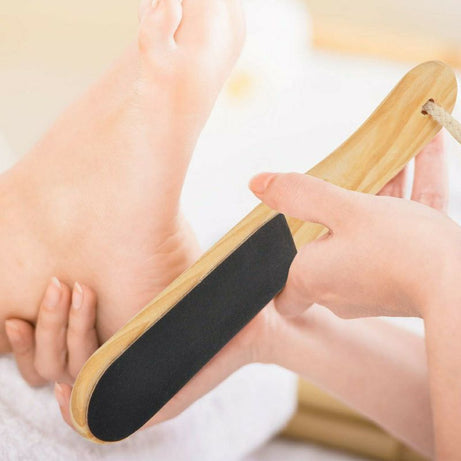 Foot Pedicure Grinder, wooden Heel Scraper for Feet, Hands, and Body Dead skin Remover Polisher File Dead Skin Callus Feet Care Cleaning new manual fo - Oshi.pk - Buy & Sell Online