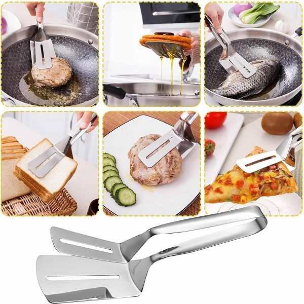 Frying Shovel Stainless Steel Food Grade Cooking Tong Steak - Oshi.pk - Buy & Sell Online